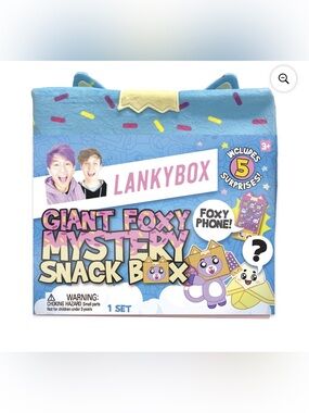 NWT 🆕 Sealed LankyBox Giant Foxy Mystery Box with 5 surprises